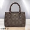 Túi xách TX1347 chữ nhật nhiều ngăn xách tay / 32x22 / NÂU