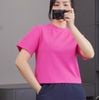 Áo thun trơn xuất dư NL A5844 / HỒNG ĐẬM