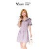 Đầm thuỷ thủ hiện đại V0092 màu tím ( K3 )