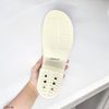 Dép A77 quai ngang đế 8cm dư NL A5778 / TRẮNG KEM