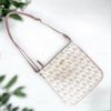 Túi xách XK1137 chữ nhật đeo chéo / 23x24 / TRẮNG CHỮ HỒNG