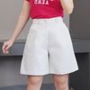 Quần short giả váy kiểu Hàn co giãn A5919 / TRẮNG XÁM Q19