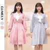 Đầm cổ nơ eo thun ViAnh V6100