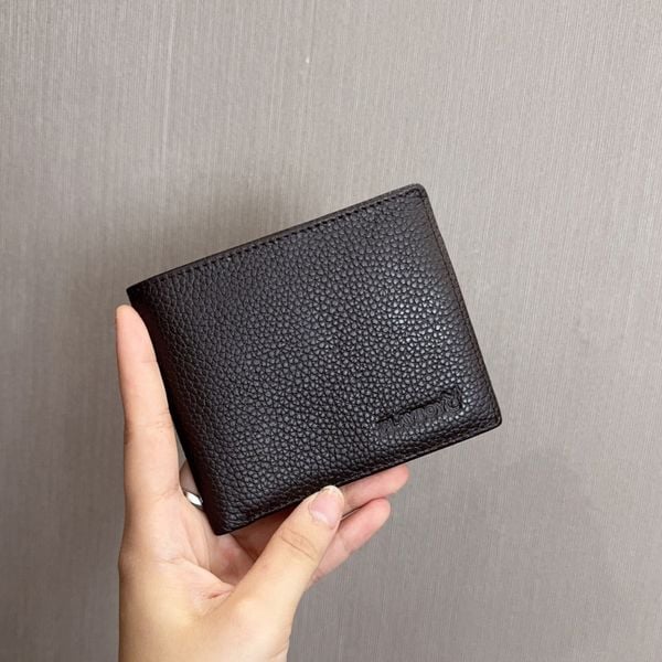 Ví ngắn da thật E479 Playboy 11x9 / NÂU