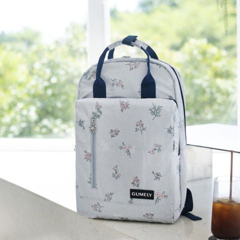 Balo GU66S laptop S 14 15 inch Gu.mely - Hoa Xám Xanh