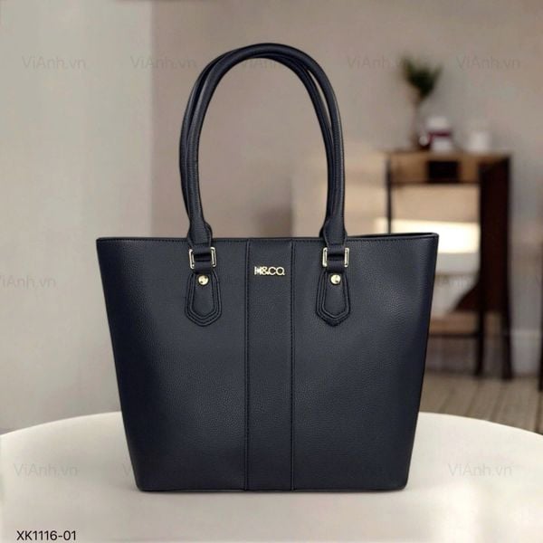 Túi Totebag phom cánh dơi khoác vai / m37 đ30 c28 / ĐEN