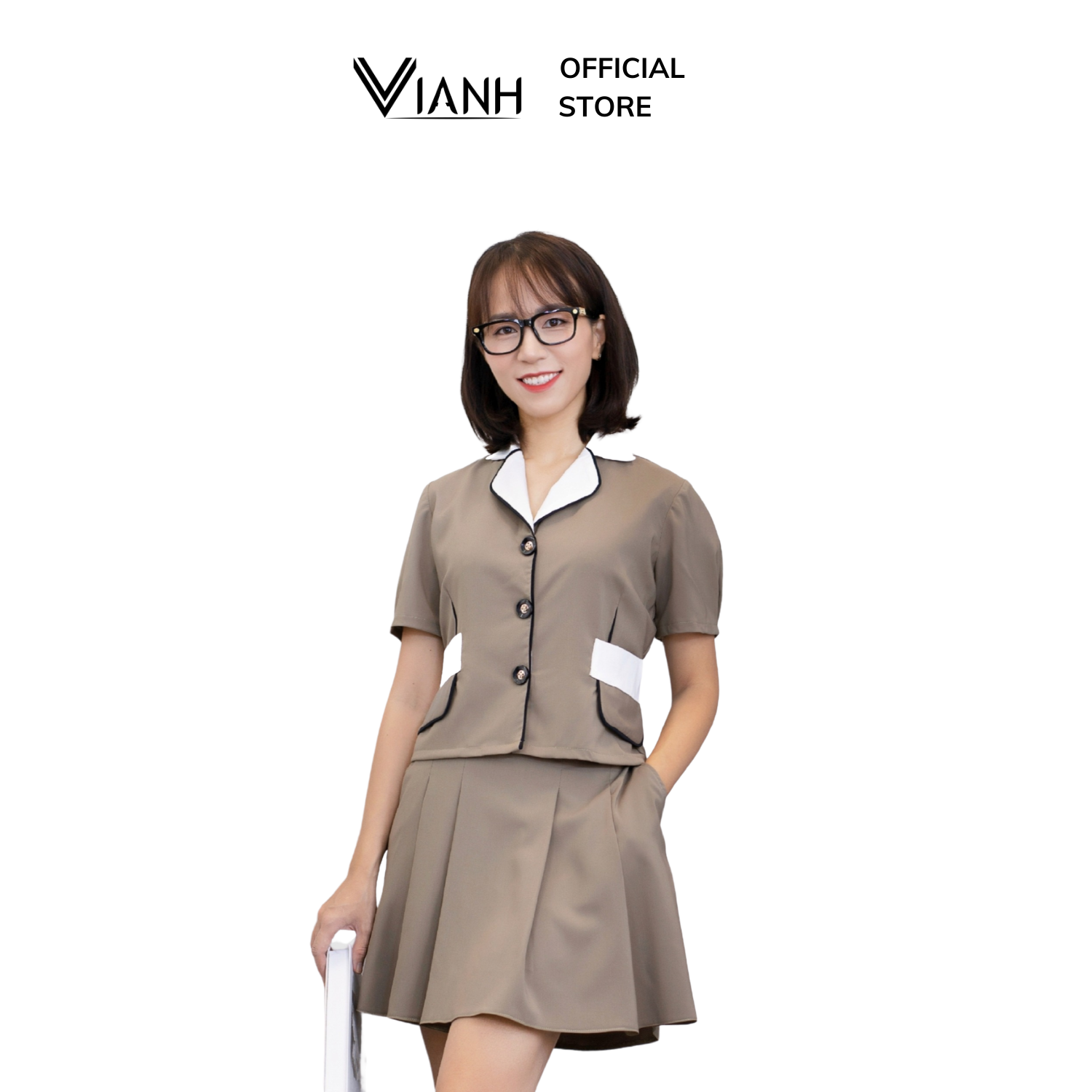 SET VEST NỮ TRẺ TRUNG  Bộ trang phục