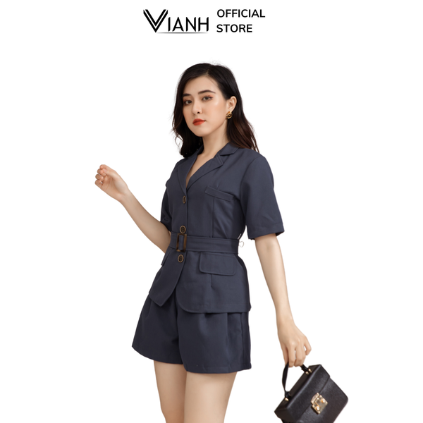 Set Bộ Vest Tay Ngắn Thời Trang V6024