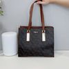 Túi A795N xách HC totebag phom chữ nhật nâu họa tiết chữ CĐC TX5698 / 31 x 26