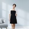 Đầm váy nữ thời trang công sở thiết kế ViAnh đẹp thanh lịch cao cấp sang trọng - Đen Tay trắng V6280-1