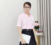 Áo sơ mi nữ thiết kế ViAnh công sở đẹp sang trọng ngắn tay - HỒNG V6300