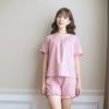 Đồ bộ đùi dễ thương cổ viền tay bèo nhỏ V6348