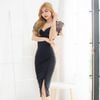 Đầm body phối tay kẻ thời trang V0112