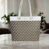 Túi H48 Totebag XK1033 size to / m40 đ35 c31 / TRẮNG PHỐI XÁM