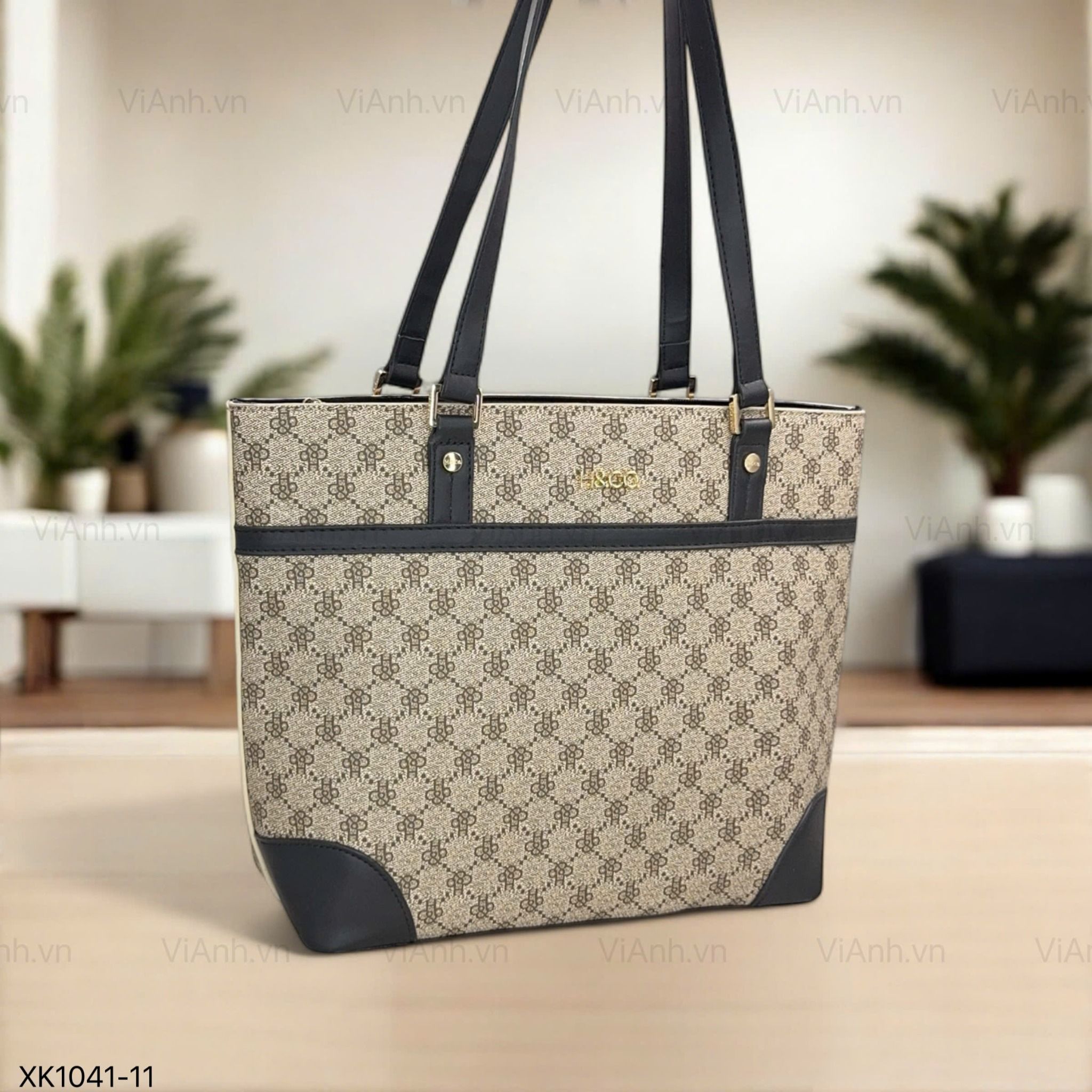 Túi B229 Totebag phom cánh dơi khoác vai XK1041 / m38 đ31 c28 / XÁM