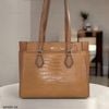 Túi Totebag C51 chữ nhật khoác vai vân da cá sấu XK1051 / 36x29 / NÂU