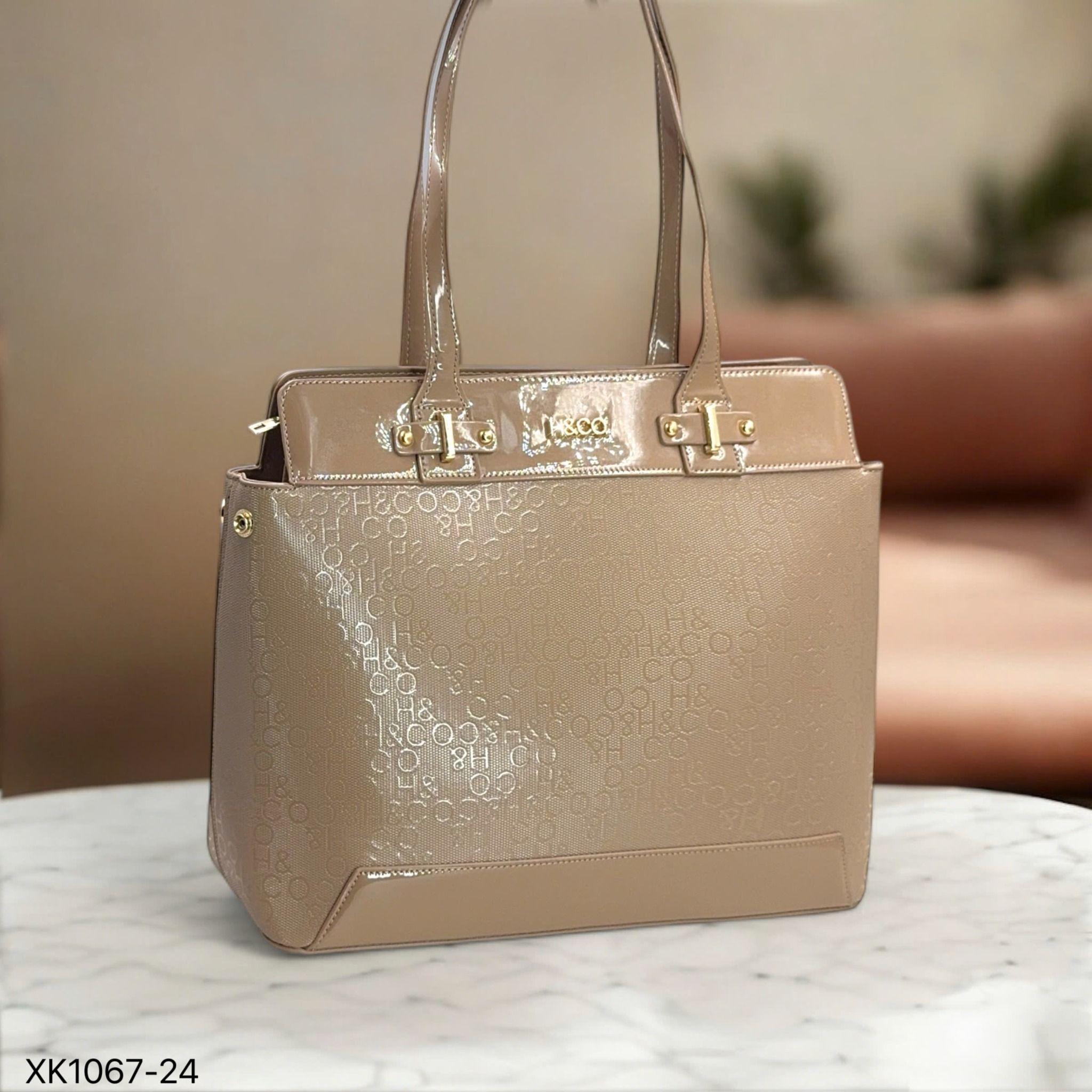 Túi Totebag XK1067 chữ nhật khoác vai H67 / 35x28 / NÂU