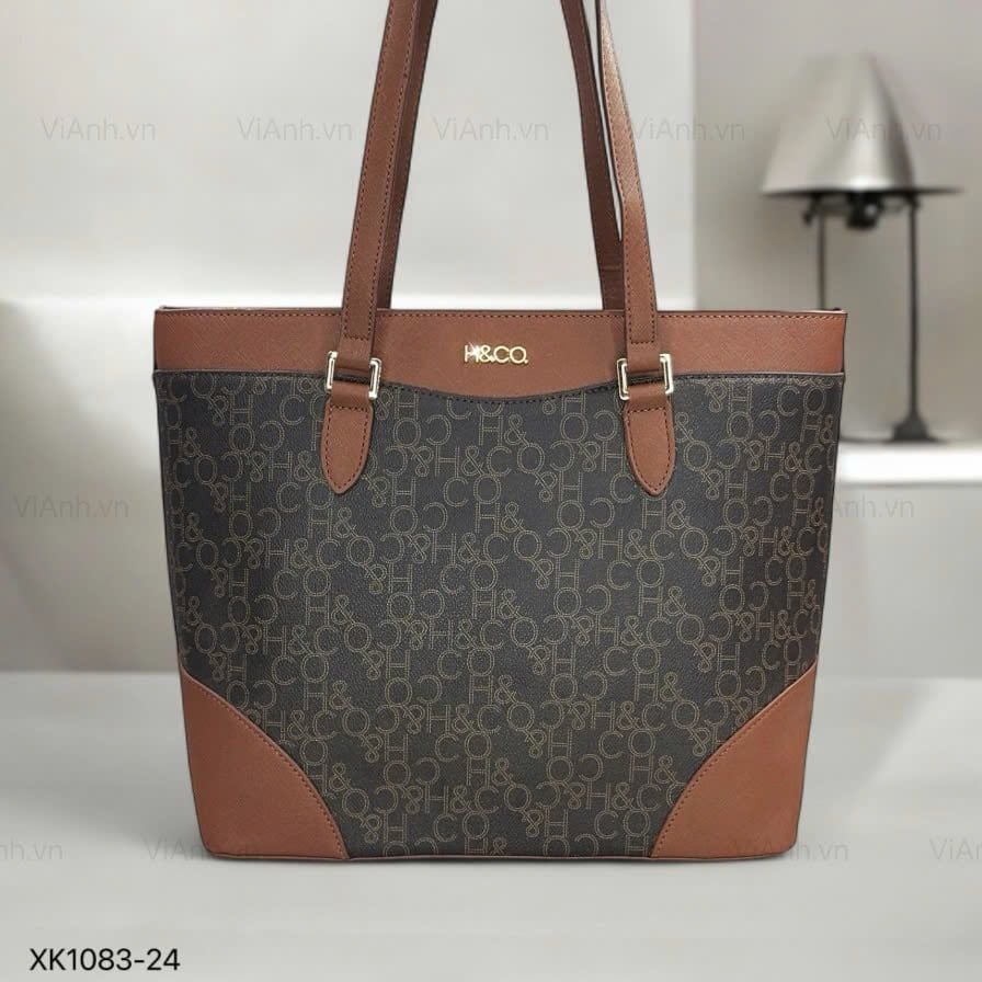 Túi Totebag XK1083 phom cánh dơi khoác vai H83/ m37 đ32 c29 / NÂU