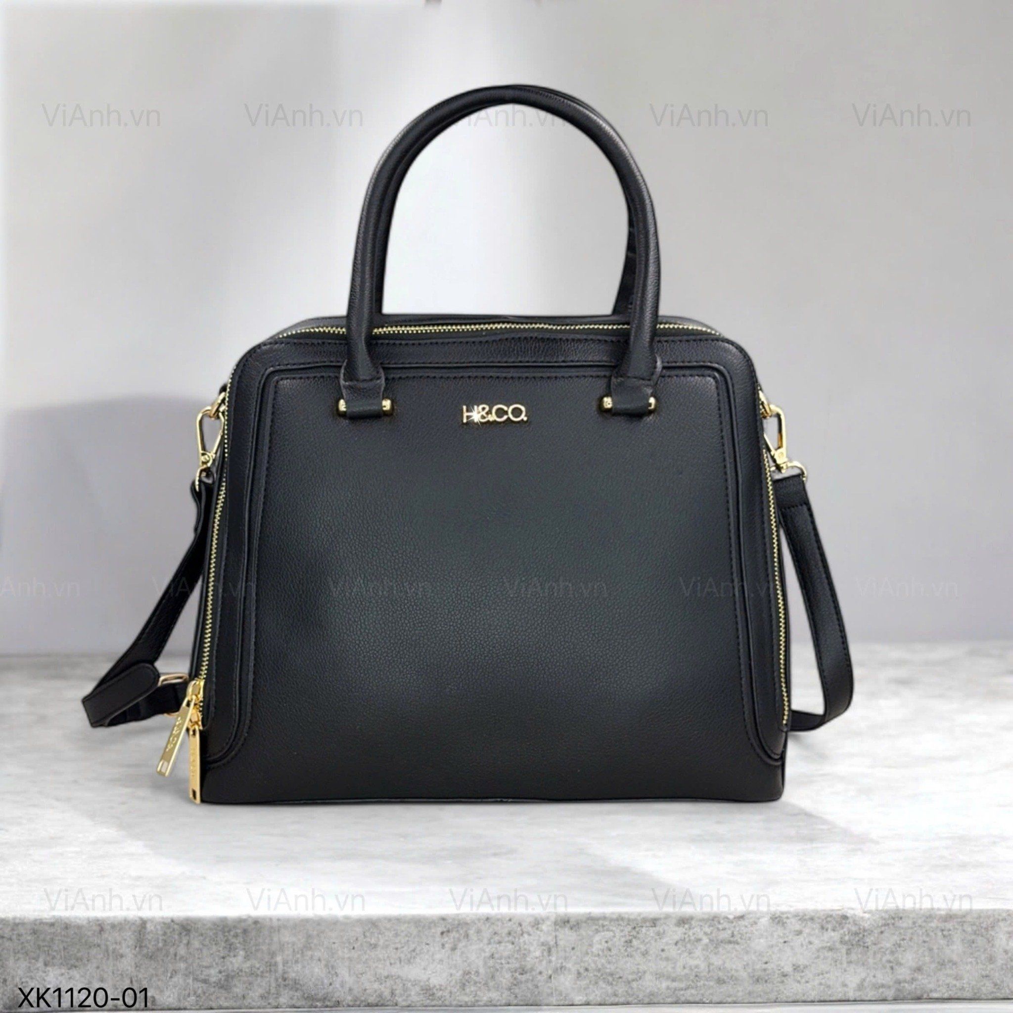 Túi xách XK1120 phom thang xách tay H20 / 32x25 / ĐEN