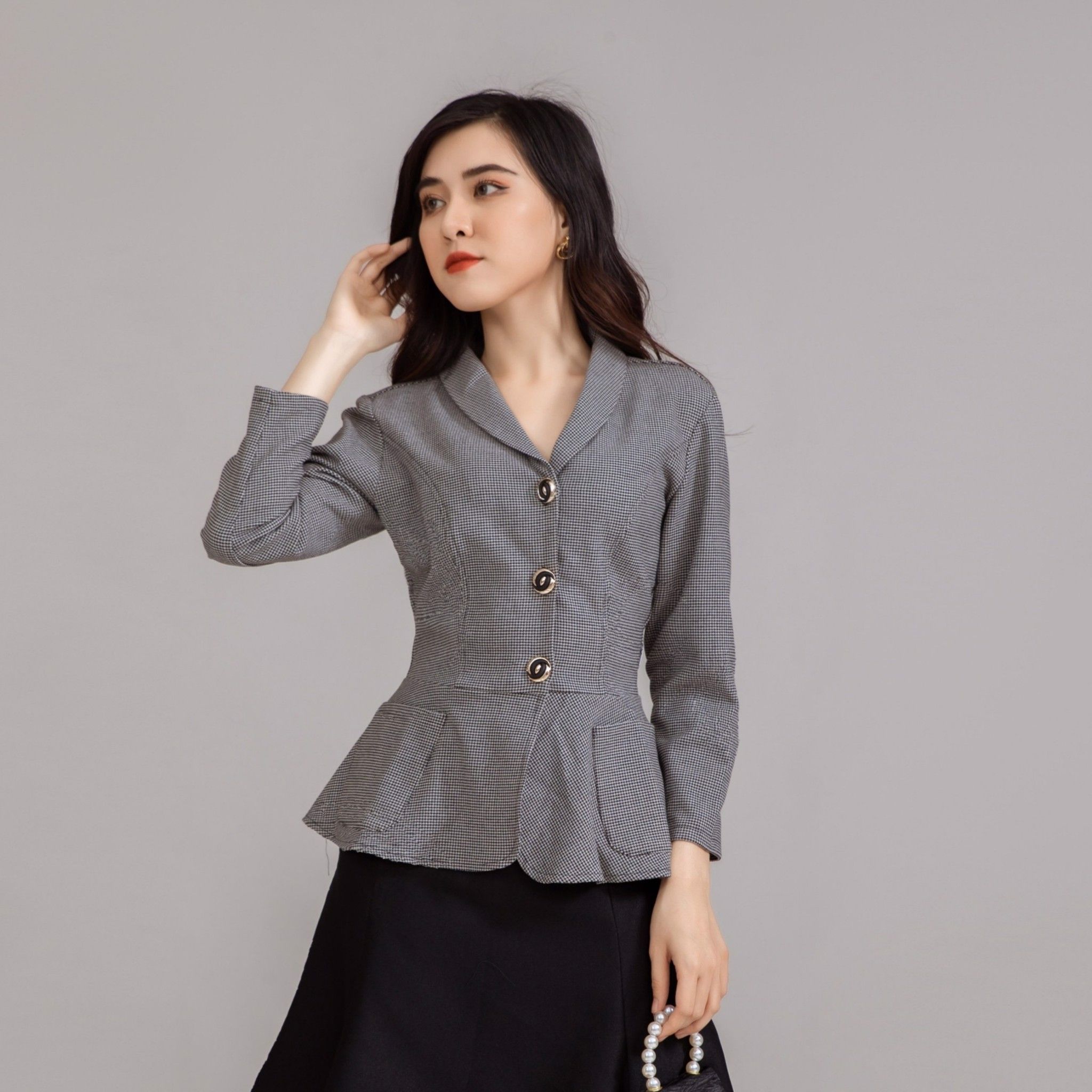 Áo vest cổ tròn form dài SID5540 ĐẸP giá TỐT giảm 48  Zanadocom