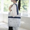 Túi vải tote bag nữ đẹp vintage dễ thương nhiều ngăn khoá kéo cao cấp Gumely ViAnh Store GU02