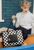 Túi xách Tote bag nữ Just Star ViAnh Store đẹp dễ thương đi làm đi chơi phối sọc caro charm xinh 172847