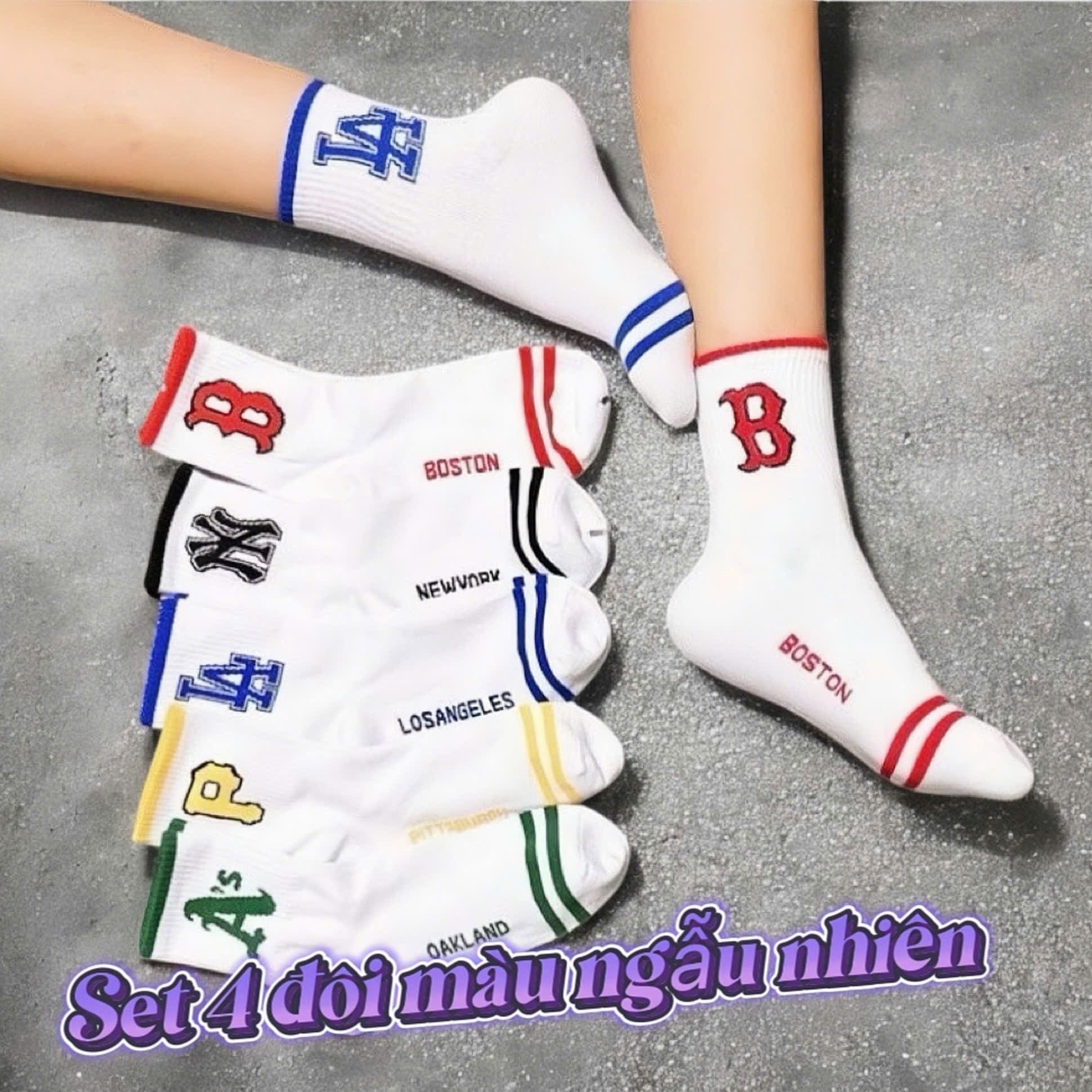 SET 4 đôi tất A4345 / NHIỀU MÀU B858