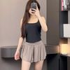 Quần C910 váy 2 lớp thun lạnh A4723 / NÂU