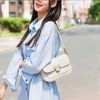 Túi xách A34 TX1410 nguyên hộp phom bầu 2 dây / 22x15 / TRẮNG