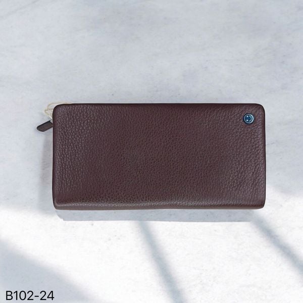 Ví dài da thật N102 / 20x10 / NÂU