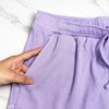 Bộ mặc nhà thun gân chữ thêu B6 // ĐEN