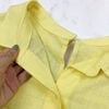 Áo sơmi A96 tay lửng linen style Hàn A5996 / VÀNG