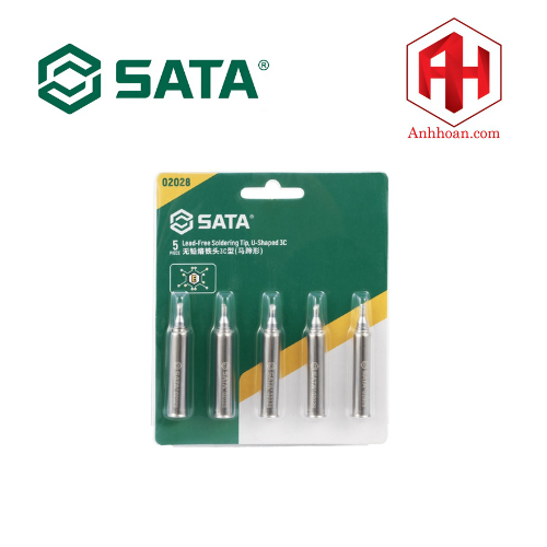 Bộ mỏ hàn 3C mũi chữ U SATA 1 bộ 5 cái 02028