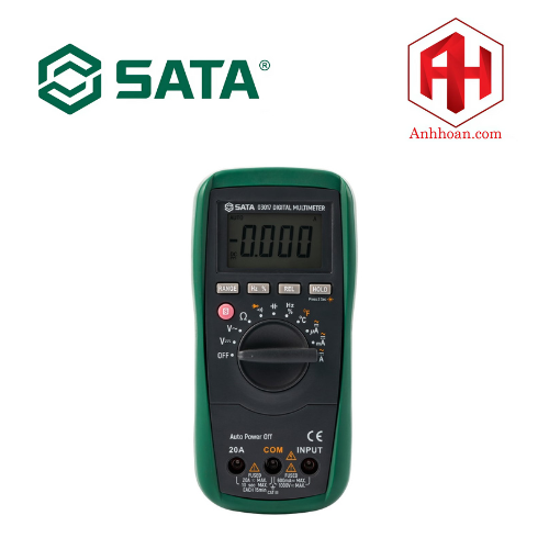 Đồng hồ vạn năng điện tử 20A đo nhiệt độ SATA 03017