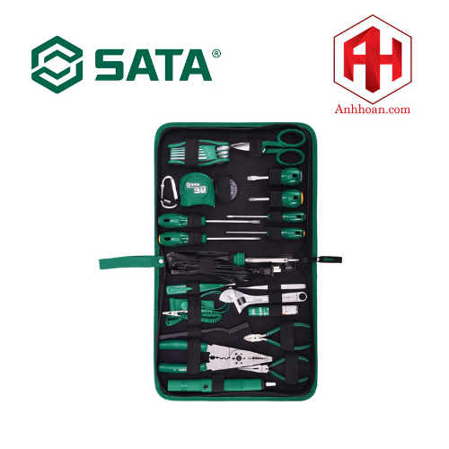Bộ dụng cụ sửa chữa điện 28 chi tiết SATA 03760