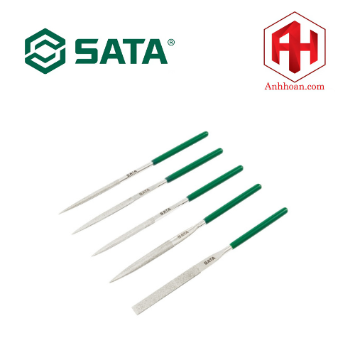 Bộ dũa kim cương 5 chi tiết 5x180mm SATA 03850