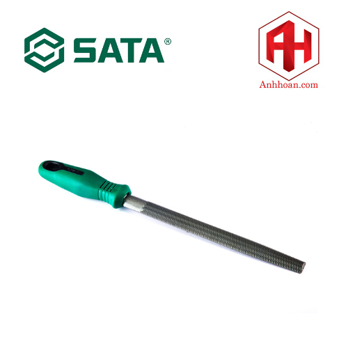 Dũa kim loại bán nguyệt răng thô 10" SATA 03933