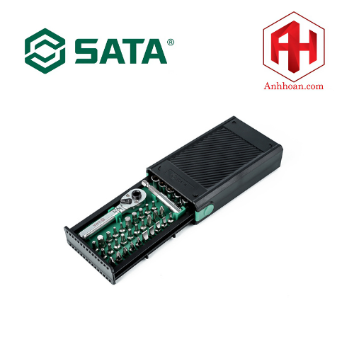 Bộ tua vít và cần siết mini 37 chi tiết SATA 05496A