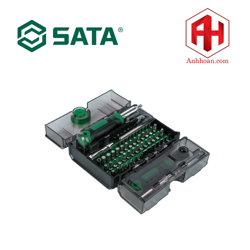 Bộ tuốc nơ vít và cần siết lực tổng hợp 78 chi tiết SATA 05498A