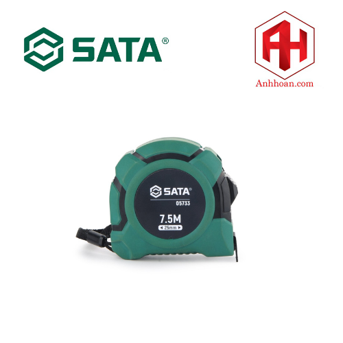 Thước dây chia vạch 2 mặt 25x7500mm SATA 05733