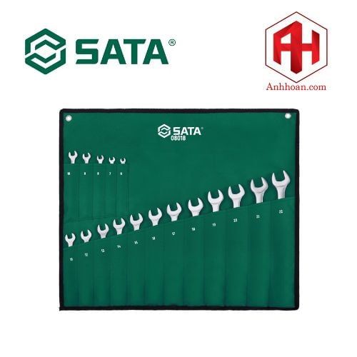 Bộ cờ lê 2 đầu FP SATA 1 bộ 17 cái 08018