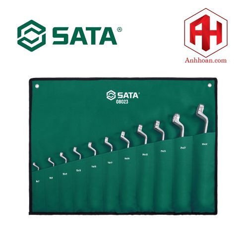 Bộ cờ lê 2 đầu vòng 11 chi tiết SATA 08023