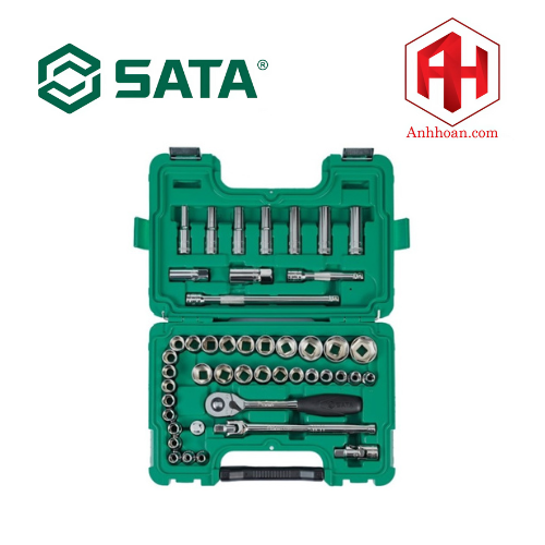 Bộ tuýp cần siết tự động 1/2" 46 chi tiết SATA 09006