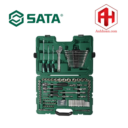 Bộ dụng cụ sửa chữa 1/2inch SATA 1 bộ 124 cái 09014