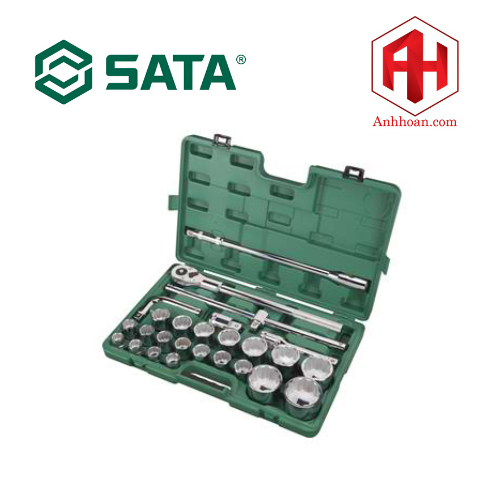 Bộ đầu cờ lê SATA 3/4inch 1 bộ 26 cái 09016