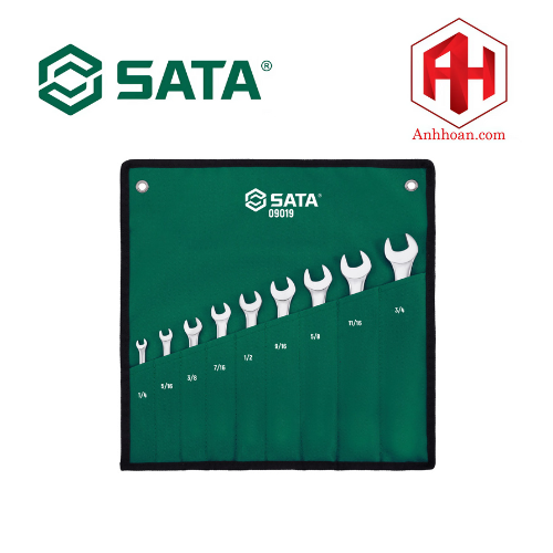 Bộ cờ lê 2 đầu FP S.A.E SATA 1 bộ 9 cái 09019