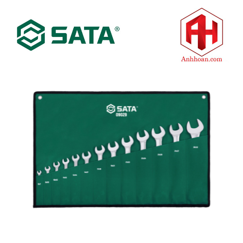 Bộ cờ lê hai đầu mở 13 chi tiết SATA 09029