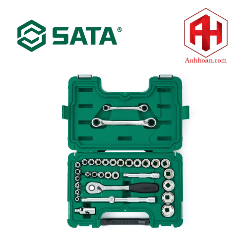 Bộ đầu tuýp 1/2"  33 chi tiết Sata 09099