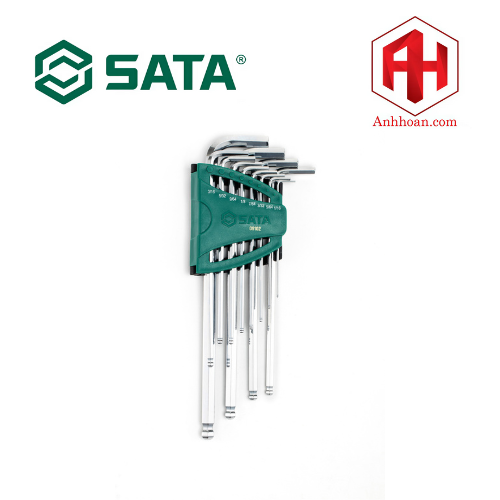 Bộ lục giác bi hệ inch 12 chi tiết SATA 09102