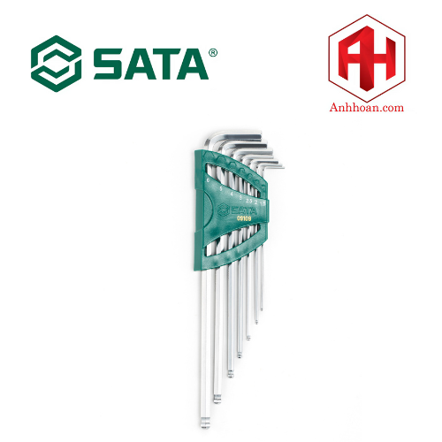 Bộ lục giác bi loại dài 7 chi tiết SATA 09109
